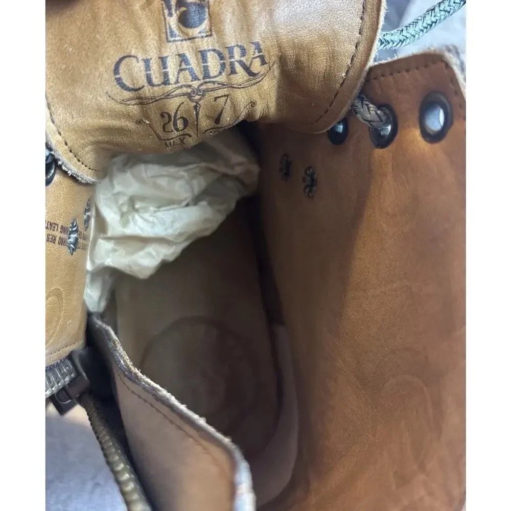 Cuadra Men Leather Boots - - Handmade by Cuadra Boots Size 7